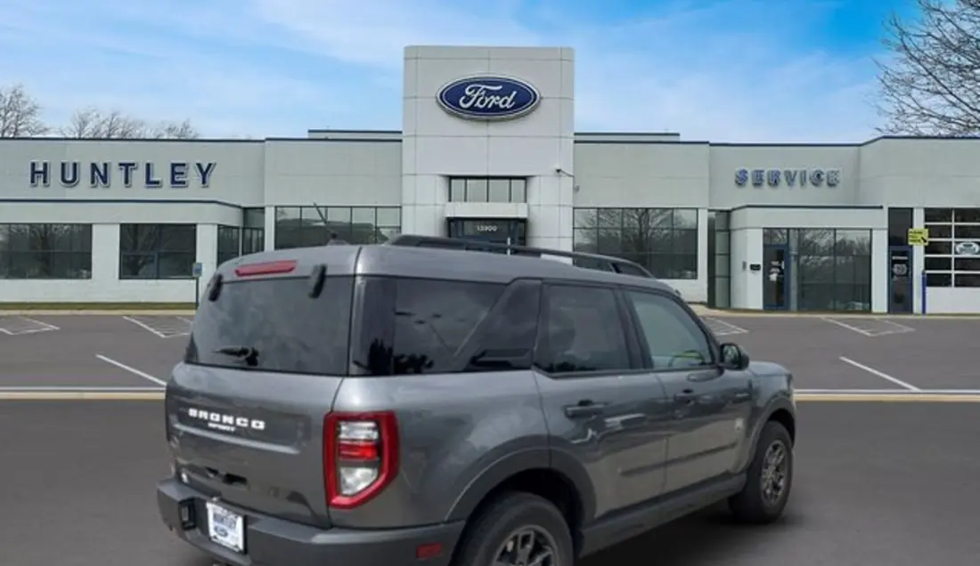 The Huntley Ford dealership on Automall Drive in Huntley, Illinois