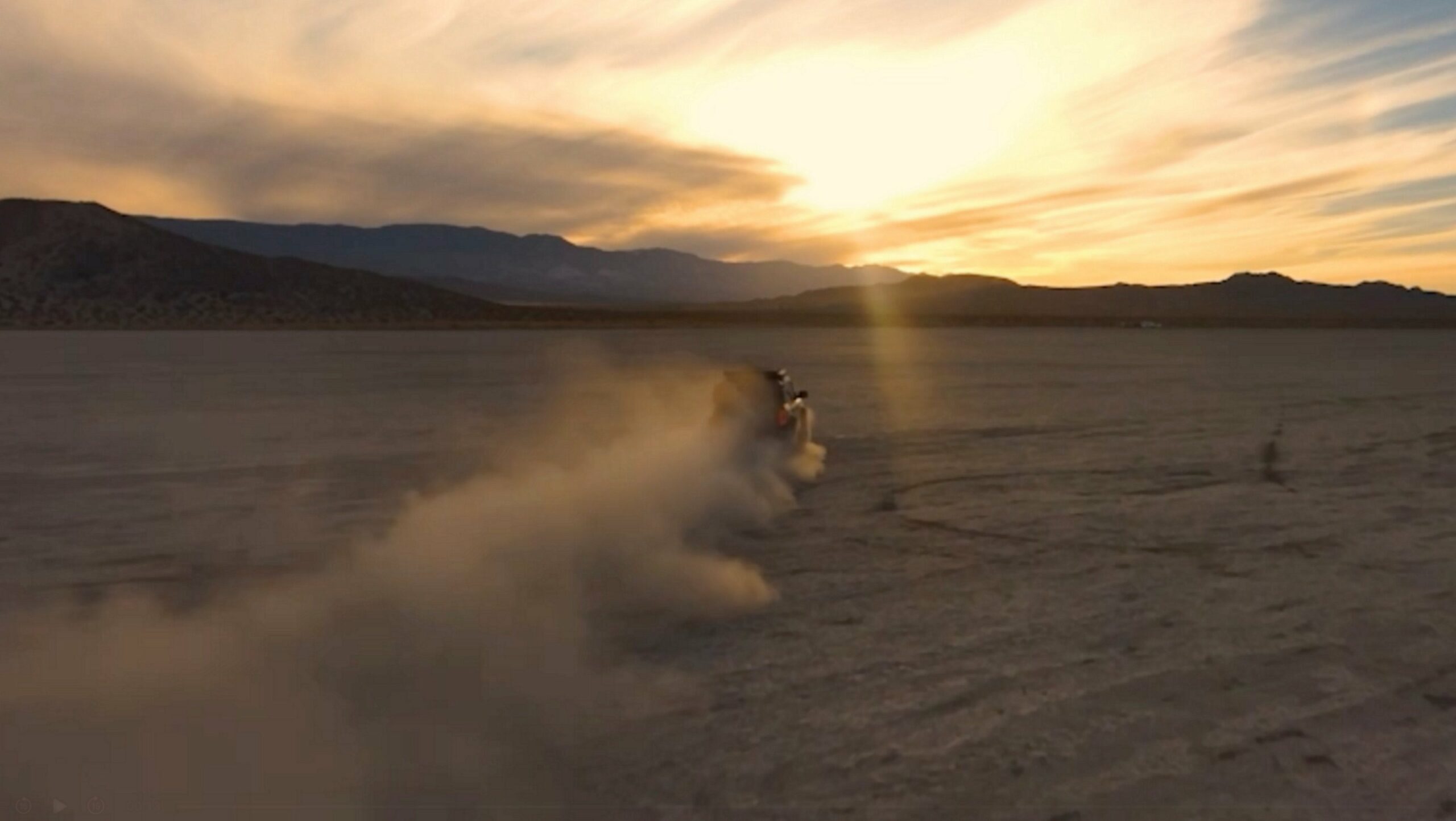 A 2026 Ford Bronco running across open desert